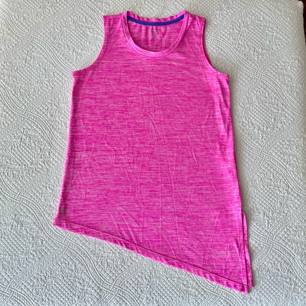 Knit top asymmetrical